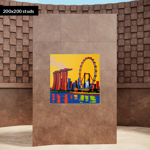 200*200studs, 160*160cm, 63*63inch