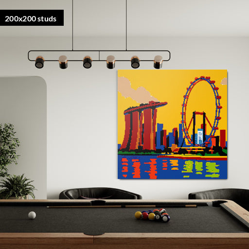 200*200studs, 160*160cm, 63*63inch