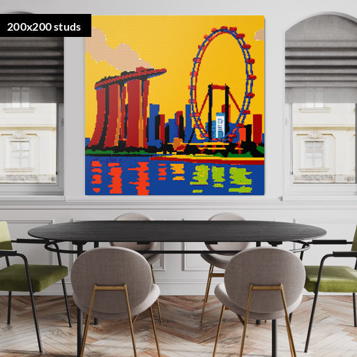 200*200studs, 160*160cm, 63*63inch