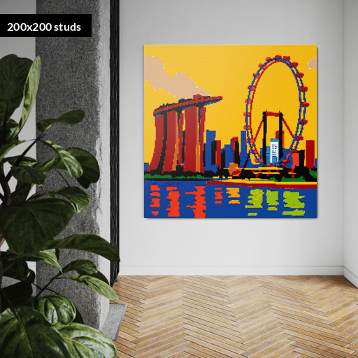 200*200studs, 160*160cm, 63*63inch