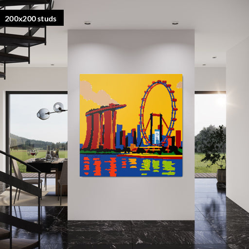 200*200studs, 160*160cm, 63*63inch