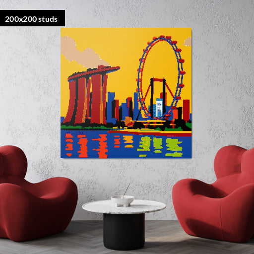 200*200studs, 160*160cm, 63*63inch