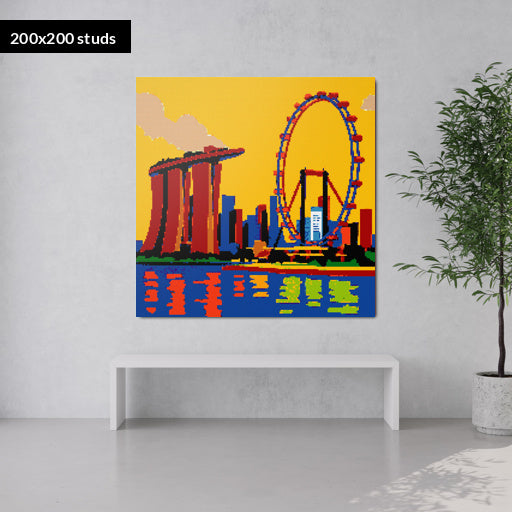 200*200studs, 160*160cm, 63*63inch