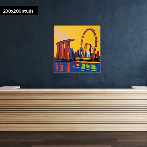 200*200studs, 160*160cm, 63*63inch