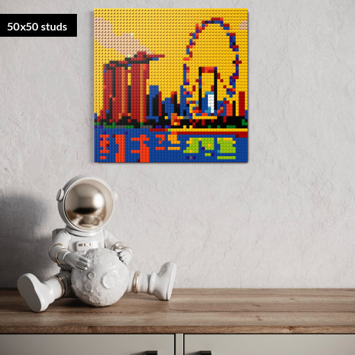 50*50studs, 40*40cm, 15,75*15,75inch