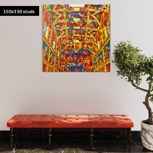 150*150studs, 120*120cm, 47,25*47,25inch