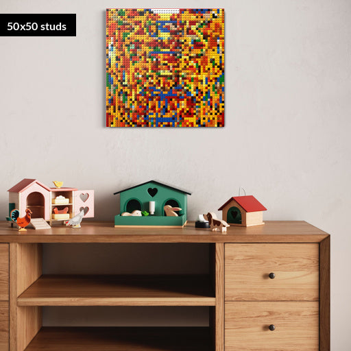50*50studs, 40*40cm, 15,75*15,75inch