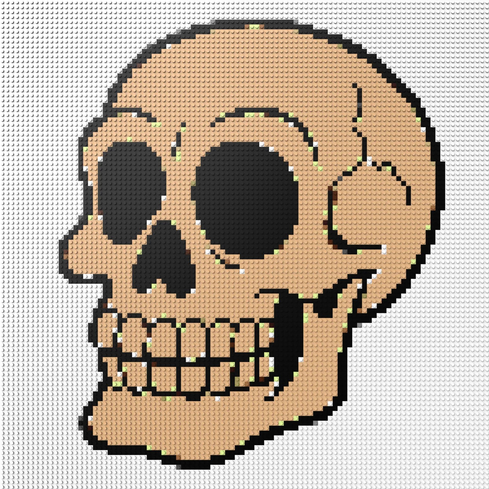 100*100studs, 80*80cm, 31,5*31,5inch