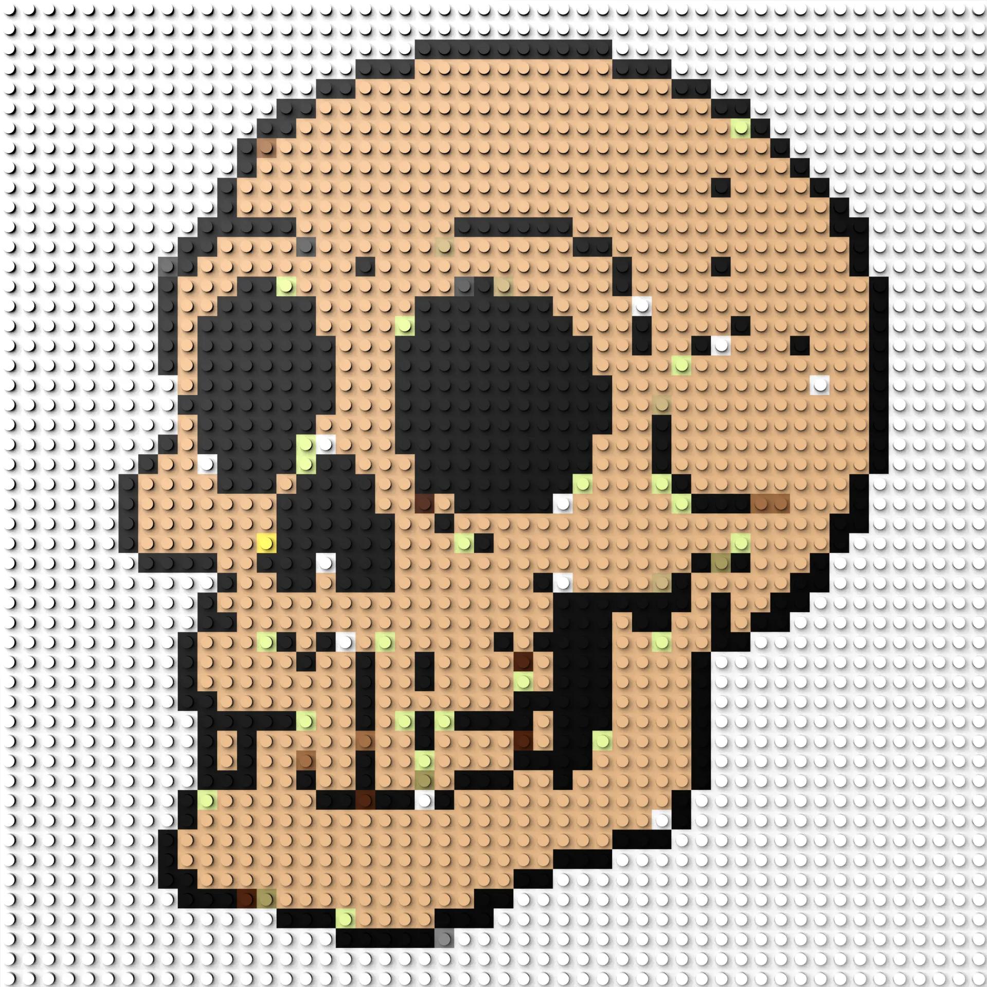 50*50studs, 40*40cm, 15,75*15,75inch