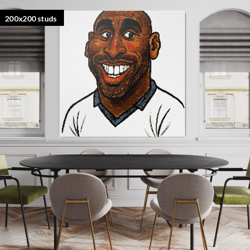 200*200studs, 160*160cm, 63*63inch