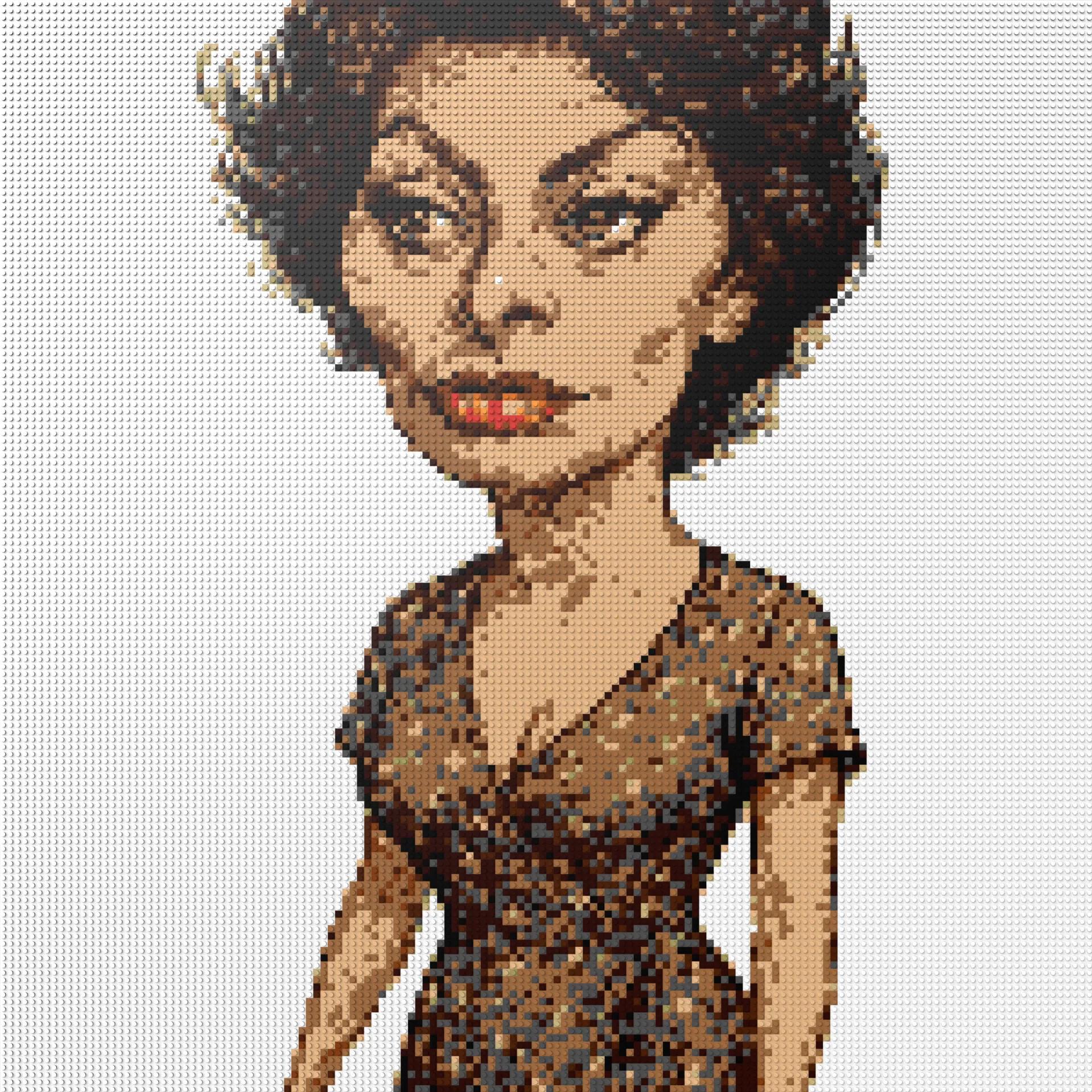 150*150studs, 120*120cm, 47,25*47,25inch