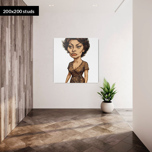 200*200studs, 160*160cm, 63*63inch