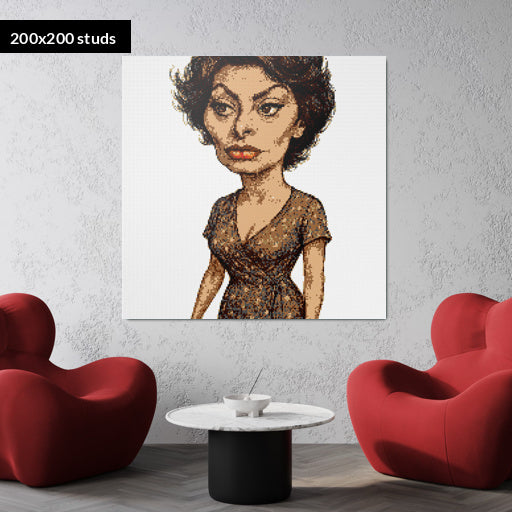 200*200studs, 160*160cm, 63*63inch