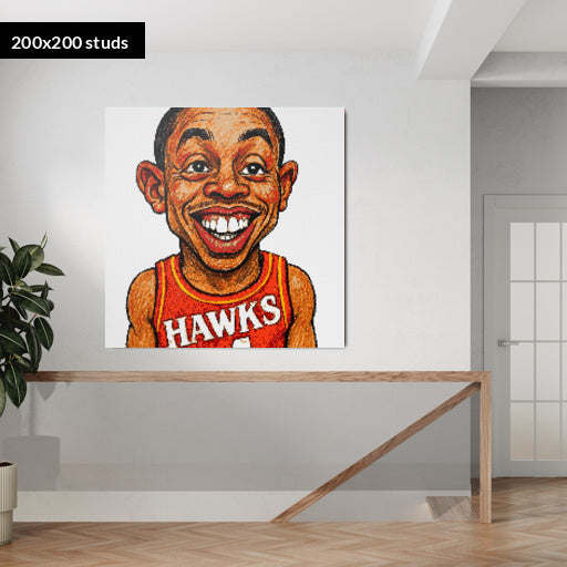 200*200studs, 160*160cm, 63*63inch