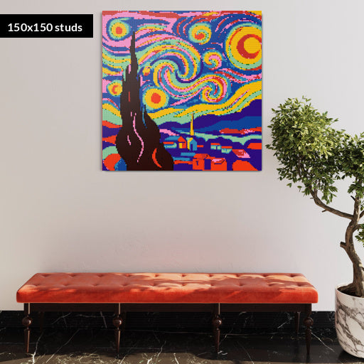 150*150studs, 120*120cm, 47,25*47,25inch