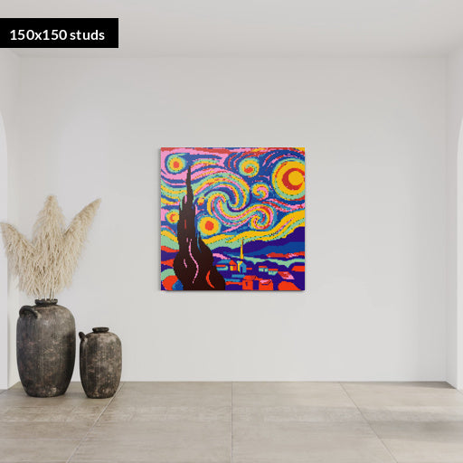 150*150studs, 120*120cm, 47,25*47,25inch