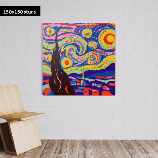 150*150studs, 120*120cm, 47,25*47,25inch