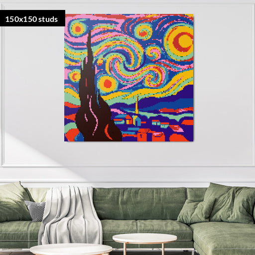 150*150studs, 120*120cm, 47,25*47,25inch