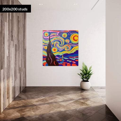 200*200studs, 160*160cm, 63*63inch