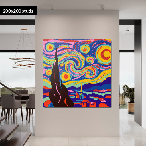 200*200studs, 160*160cm, 63*63inch