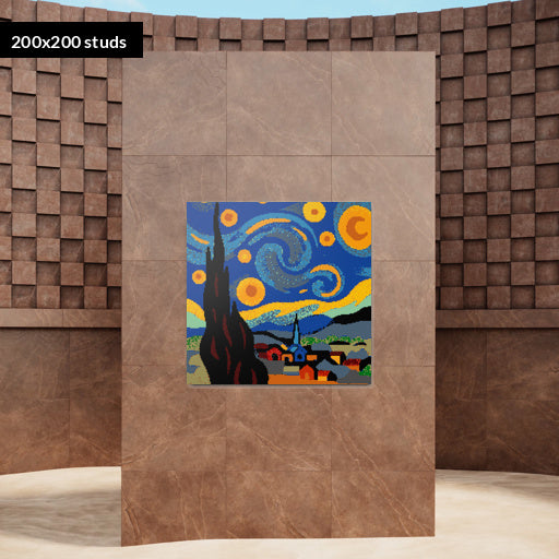 200*200studs, 160*160cm, 63*63inch