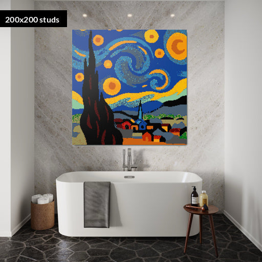 200*200studs, 160*160cm, 63*63inch