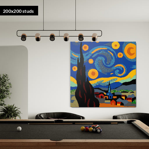 200*200studs, 160*160cm, 63*63inch