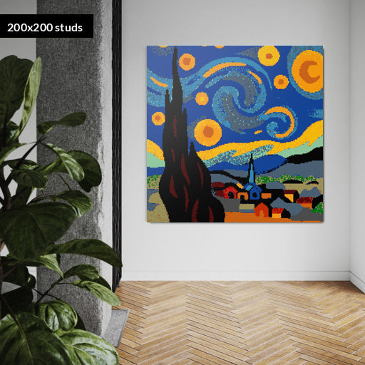 200*200studs, 160*160cm, 63*63inch