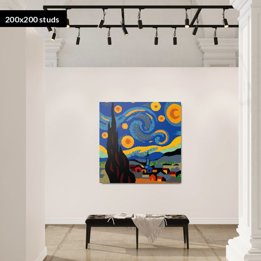 200*200studs, 160*160cm, 63*63inch