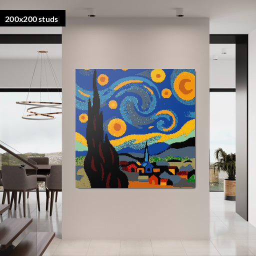 200*200studs, 160*160cm, 63*63inch