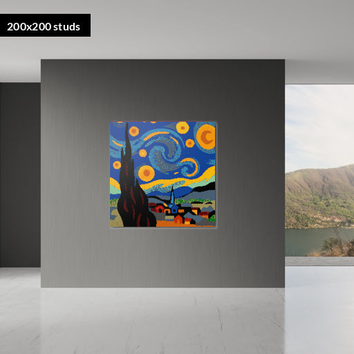 200*200studs, 160*160cm, 63*63inch