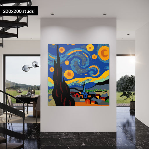 200*200studs, 160*160cm, 63*63inch