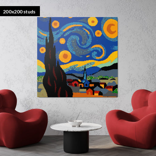 200*200studs, 160*160cm, 63*63inch