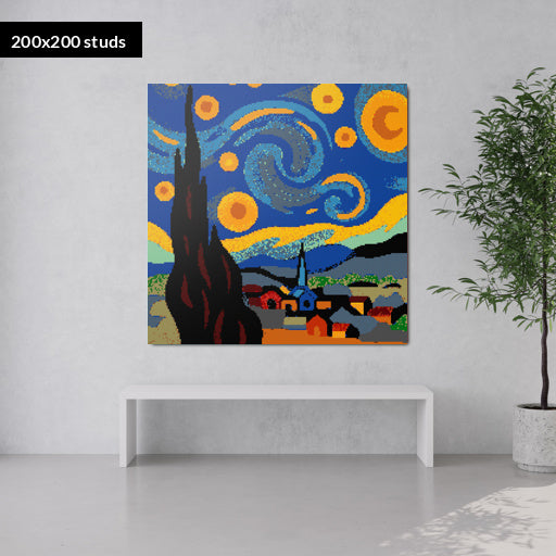 200*200studs, 160*160cm, 63*63inch