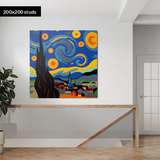 200*200studs, 160*160cm, 63*63inch