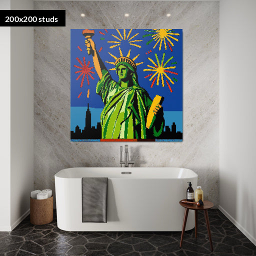 200*200studs, 160*160cm, 63*63inch