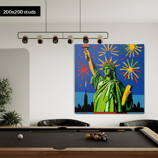 200*200studs, 160*160cm, 63*63inch