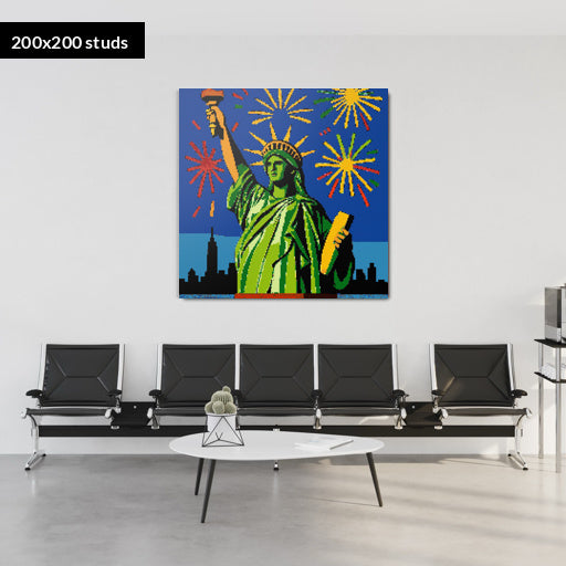 200*200studs, 160*160cm, 63*63inch