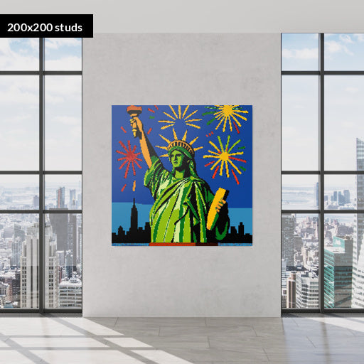 200*200studs, 160*160cm, 63*63inch