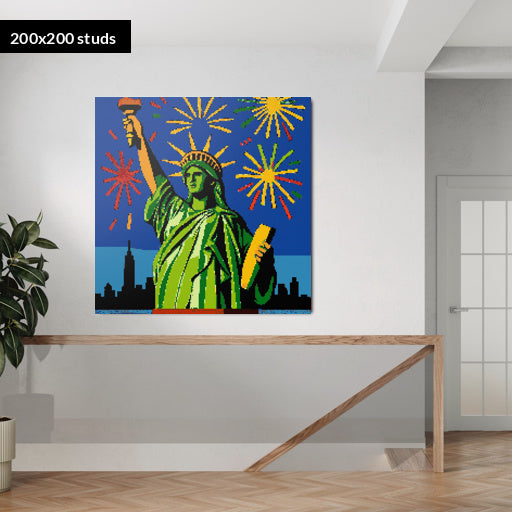 200*200studs, 160*160cm, 63*63inch