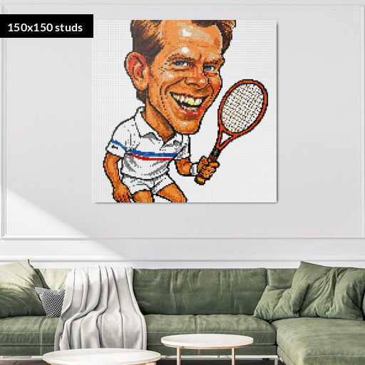 150*150studs, 120*120cm, 47,25*47,25inch