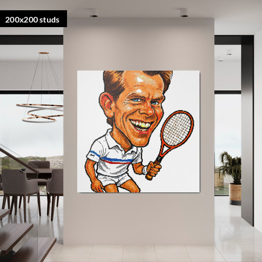 200*200studs, 160*160cm, 63*63inch