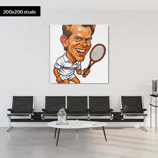 200*200studs, 160*160cm, 63*63inch