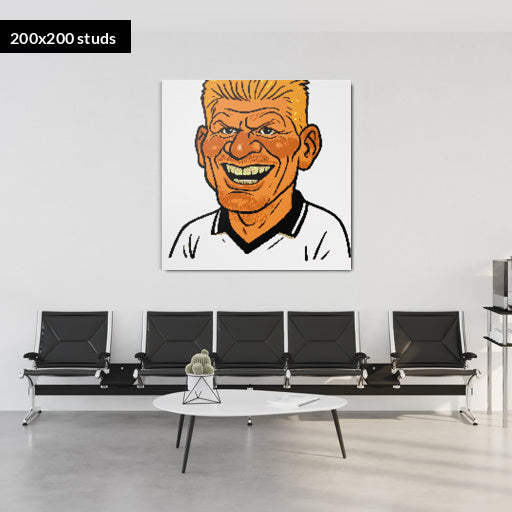 200*200studs, 160*160cm, 63*63inch