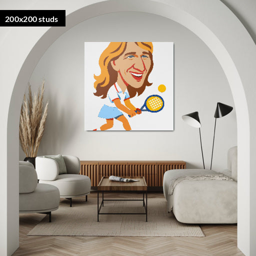 200*200studs, 160*160cm, 63*63inch