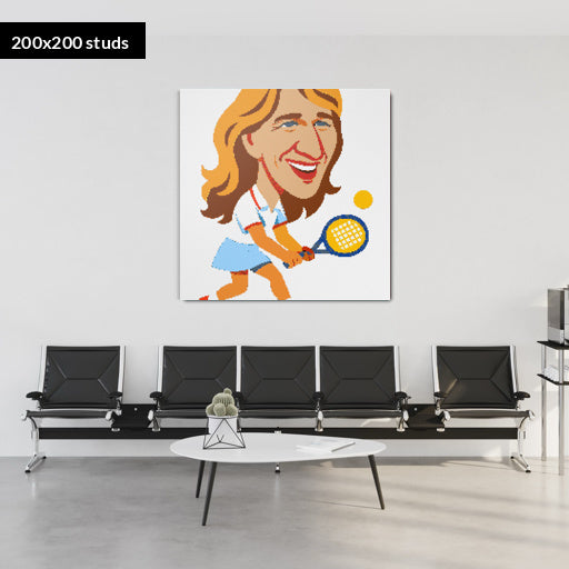 200*200studs, 160*160cm, 63*63inch