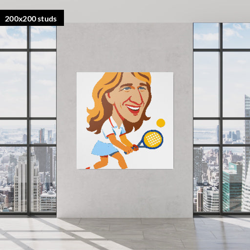 200*200studs, 160*160cm, 63*63inch