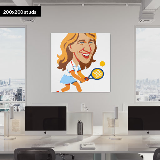 200*200studs, 160*160cm, 63*63inch