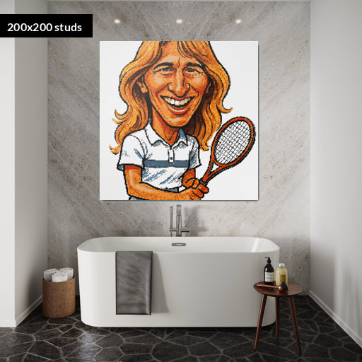 200*200studs, 160*160cm, 63*63inch