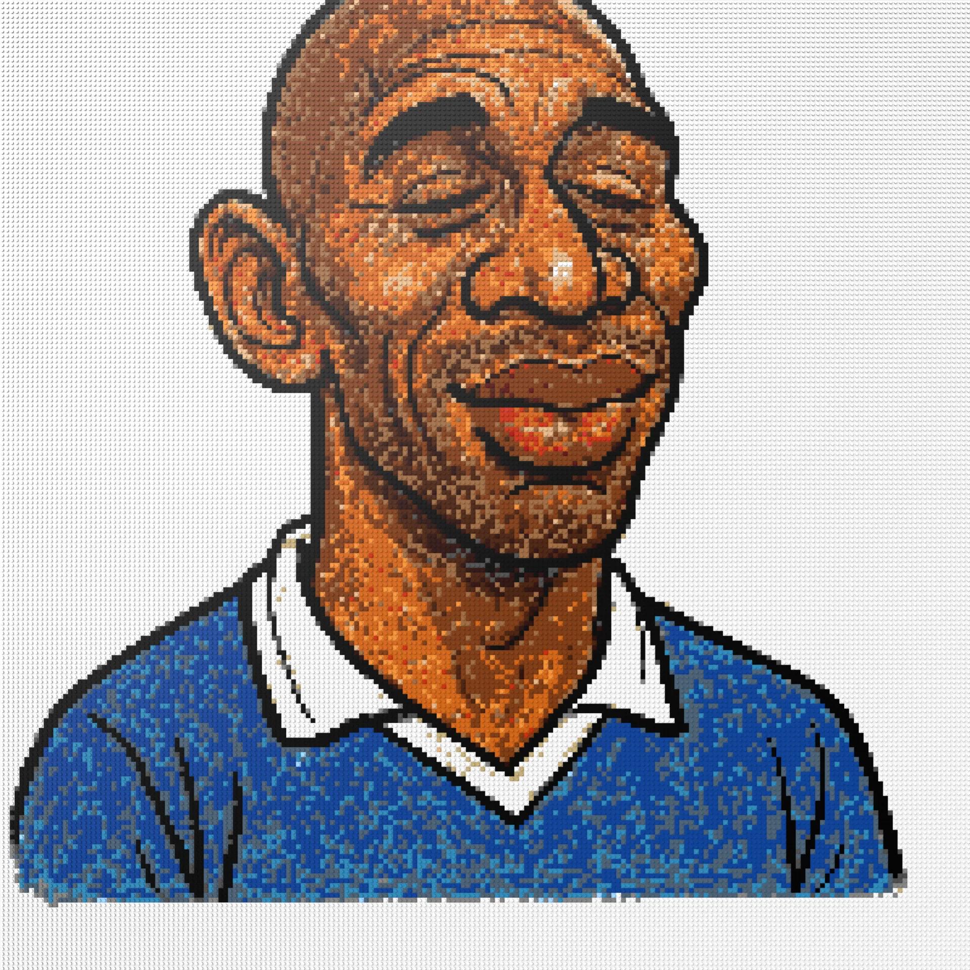 200*200studs, 160*160cm, 63*63inch